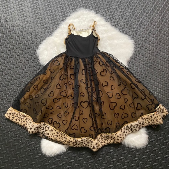 Black and gold gown - Picture 4 of 4